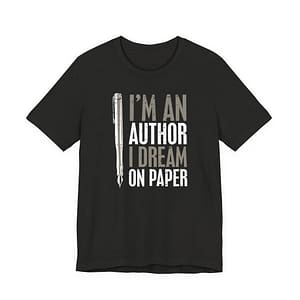 I’m an Author. I Dream on Paper